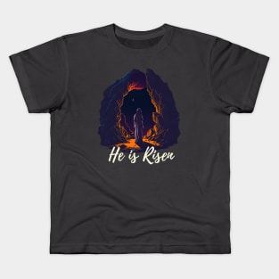 Easter Shirt Design: He Is Risen 1 Kids T-Shirt